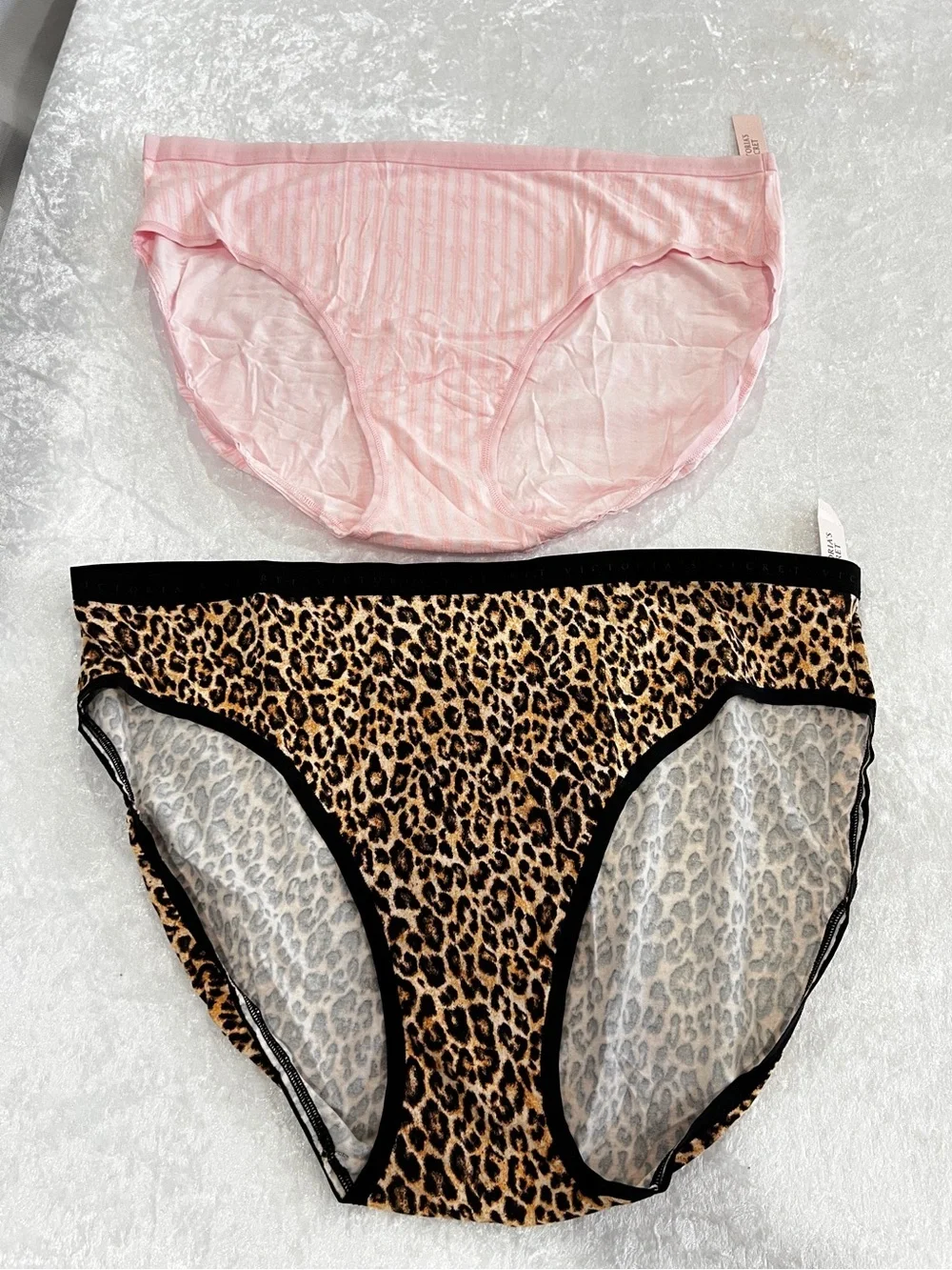 Victoria's Secret Lot Of Two Underwear Panties Brief Size XXL Cotton Blend